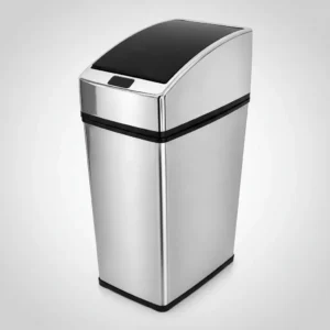 Lixeira Quadrada Automática Inox Com Sensor 6 Litros Kazalinda