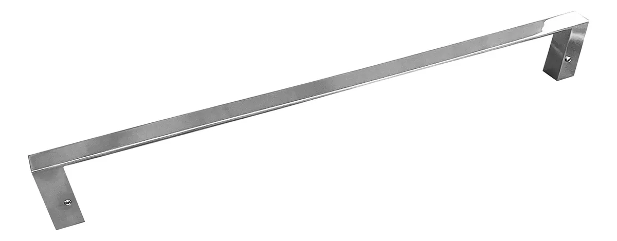 Toalheiro Latão Banheiro 45cm Slim Trend Metais 1 Toalheiro Slim 45cm TrendMetais TM176203 cromado polido em liga de cobre para banheiro e lavabo