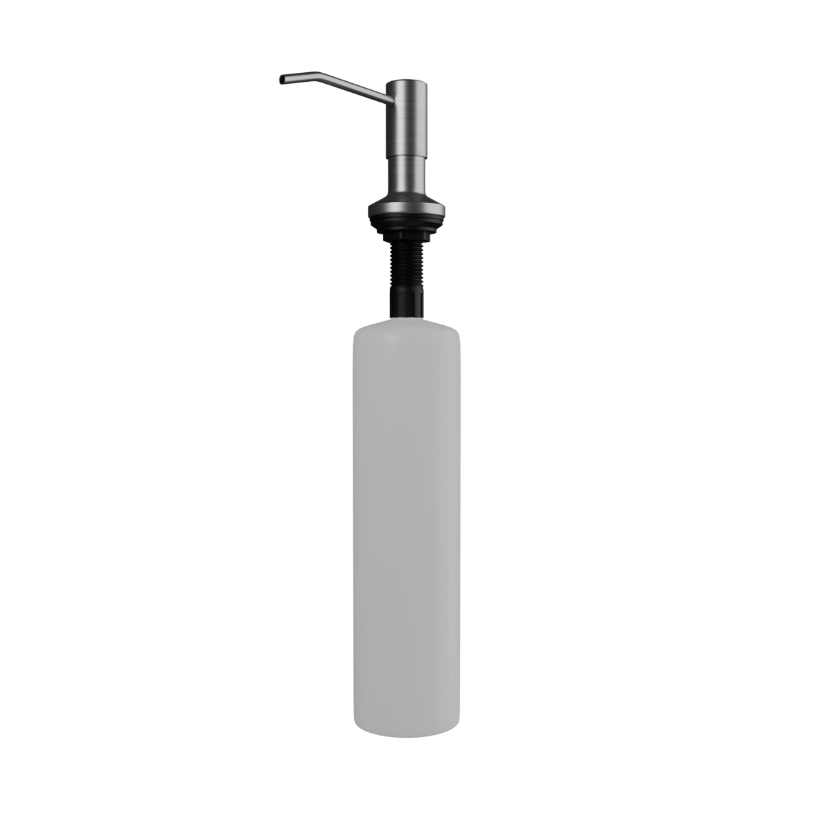 Dosador Detergente Embutir Bancada Pia Redondo Inox Escovado 304 - 500ml - Kazalinda Dosador Detergente Embutir Bancada Pia Redondo Inox Escovado 304 - 500ml - Kazalinda