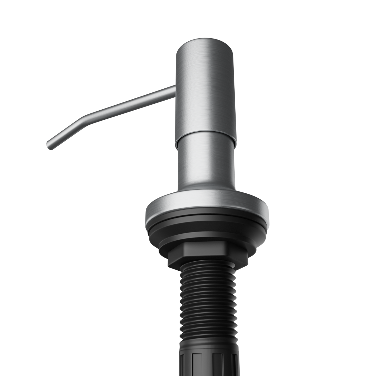 Dosador Detergente Embutir Bancada Pia Redondo Inox Escovado 304 - 500ml - Kazalinda Dosador Detergente Embutir Bancada Pia Redondo Inox Escovado 304 - 500ml - Kazalinda