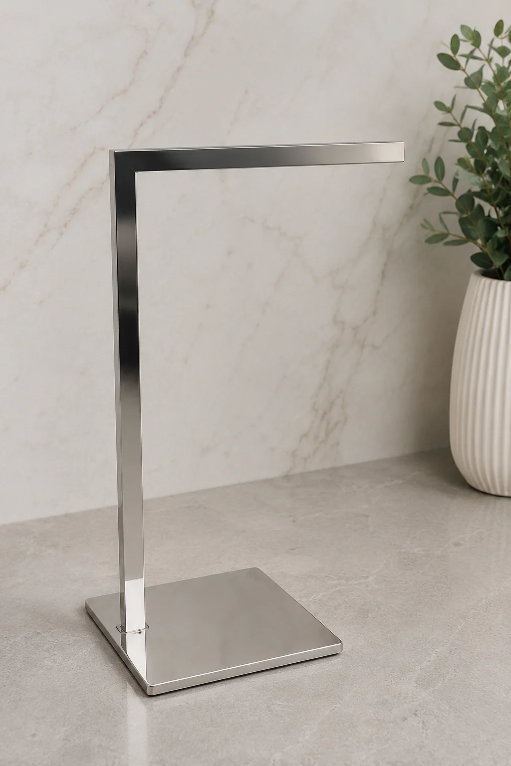 Toalheiro de Bancada Lavabo Quadrado Inox 304 Polido Premium – Kazalinda Toalheiro de Bancada Lavabo Quadrado Inox 304 Polido Premium – Kazalinda