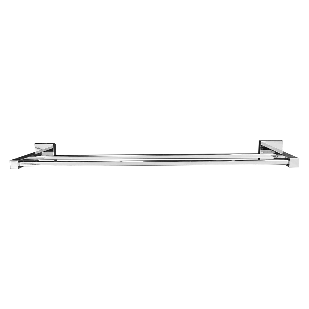 Toalheiro Duplo Quadrado 60cm TrendMetais TM176401 6 Toalheiro Duplo Quadrado 60cm TrendMetais TM176401