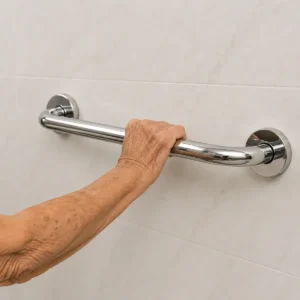 Barra de Apoio de 30cm para Banheiro em Inox 304 - Kazalinda