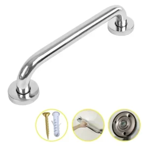 Barra de Apoio de 30cm para Banheiro em Inox 304 - Kazalinda