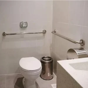 Barra de Apoio de 80cm para Banheiro em Inox 304 - Kazalinda