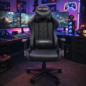 Cadeira Gamer Escritório Ergonômica Giratória Massageadora - Kazalinda