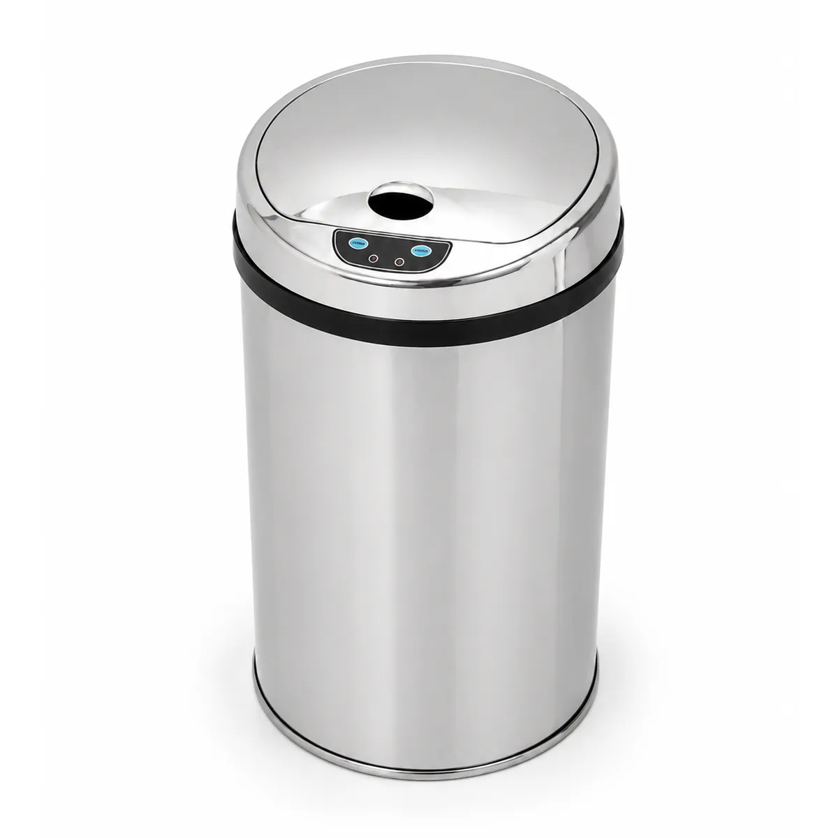 Lixeira Automática Premium Redonda Inox 12 Litros Kazalinda Lixeira Automática Premium Redonda Inox 12 Litros Kazalinda
