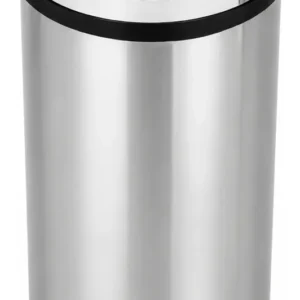 Lixeira Automática Premium Redonda Inox 42 Litros Kazalinda