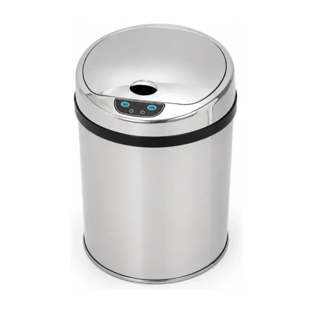 Lixeira Automática Premium Redonda Inox 9 Litros Kazalinda Lixeira Automática Premium Redonda Inox 9 Litros Kazalinda