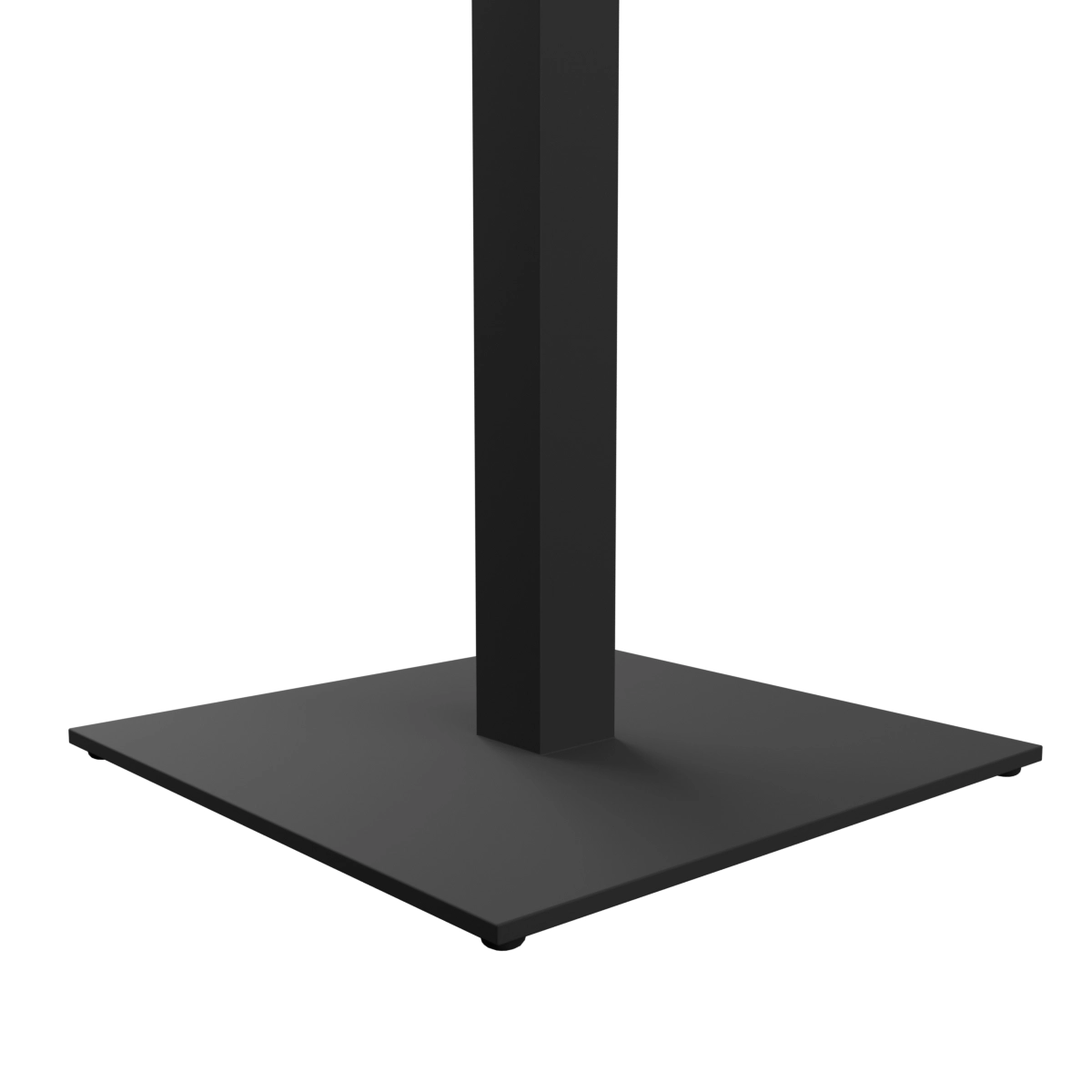 Papeleira Simples Quadrada de Chão Preto Fosco 5 Papeleira Simples Quadrada de Chão Preto Fosco