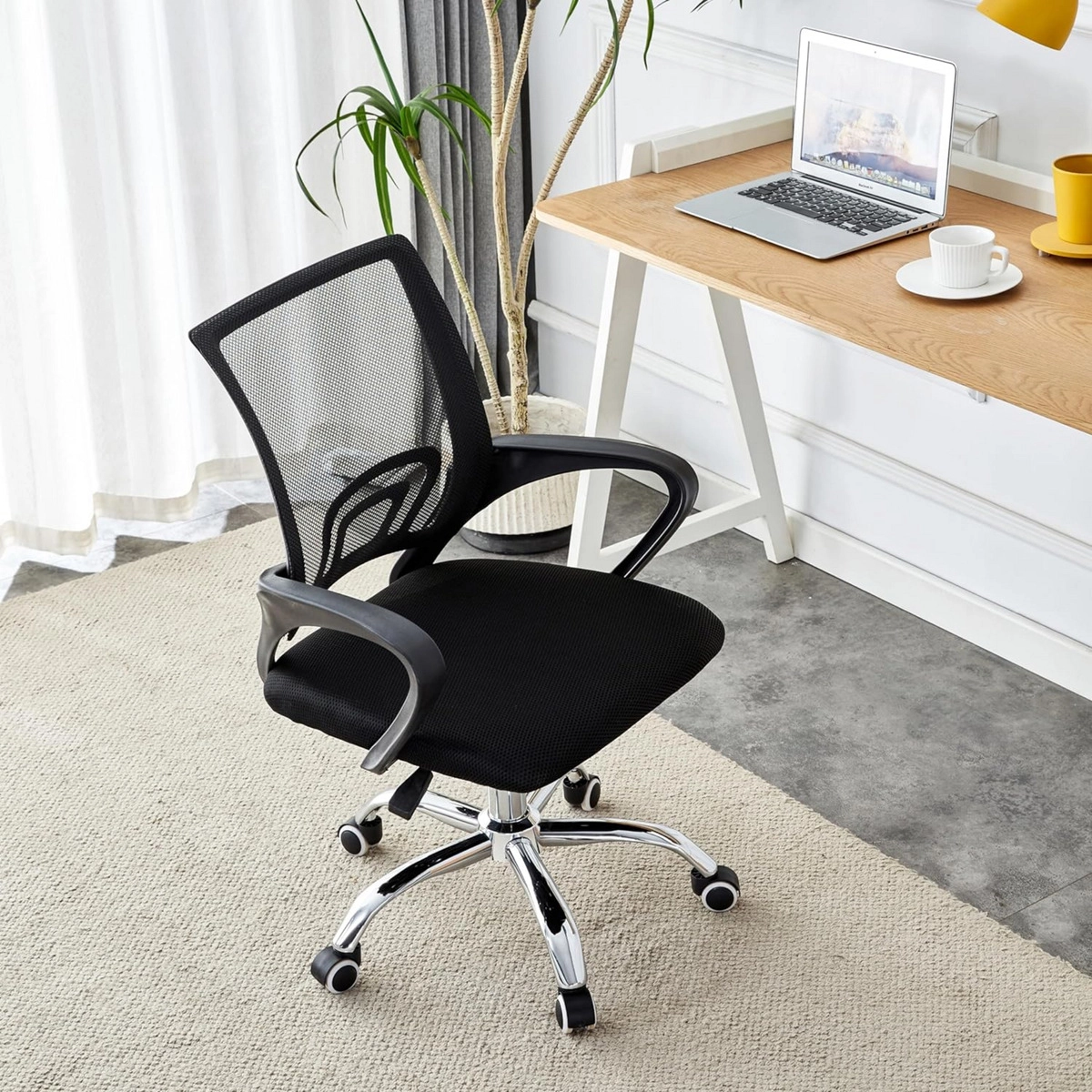 Cadeira Office Escritório Rodízio Tres Comfort Kazalinda 6 Cadeira office escritório rodízio Tres Comfort Kazalinda poliuretano premium
