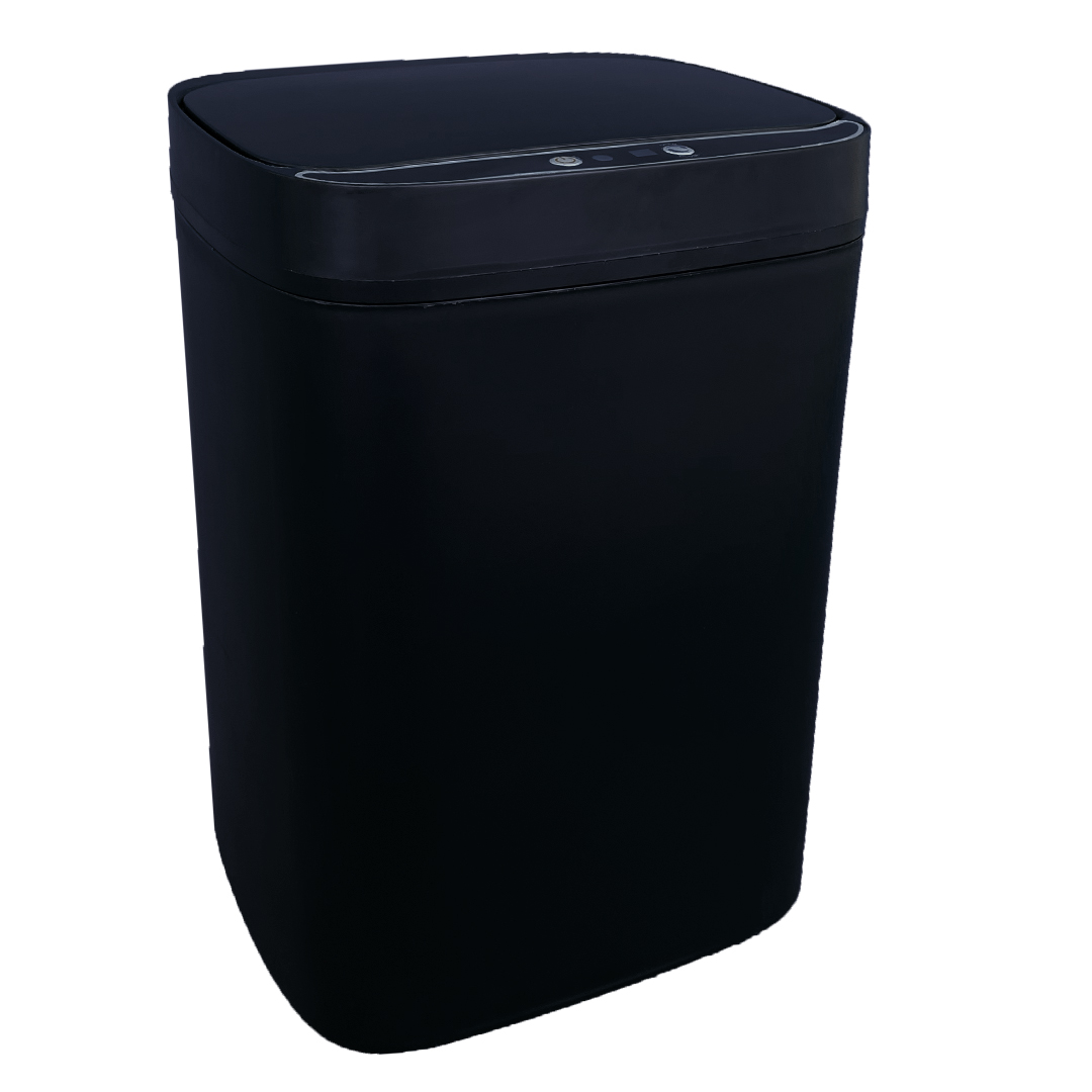 3225892 Lixeira Inteligente Automática Preta com Sensor e Led 13L