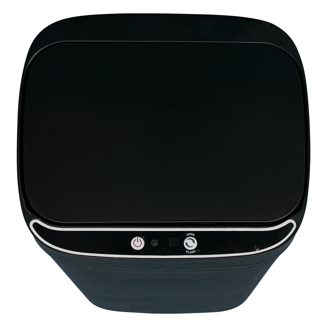 3225896 Lixeira Inteligente Automática Preta com Sensor e Led 13L