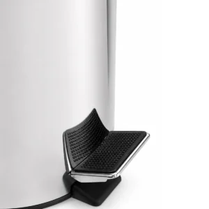 Lixeira Pedal 12L Inox Fechamento Slow Motion Kazalinda