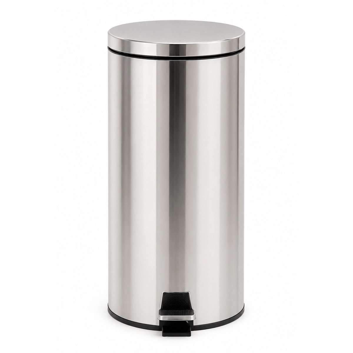 Lixeira Pedal 30L Inox Fechamento Slow Motion Kazalinda 1 Lixeira Pedal 30L Inox Fechamento Slow Motion Kazalinda