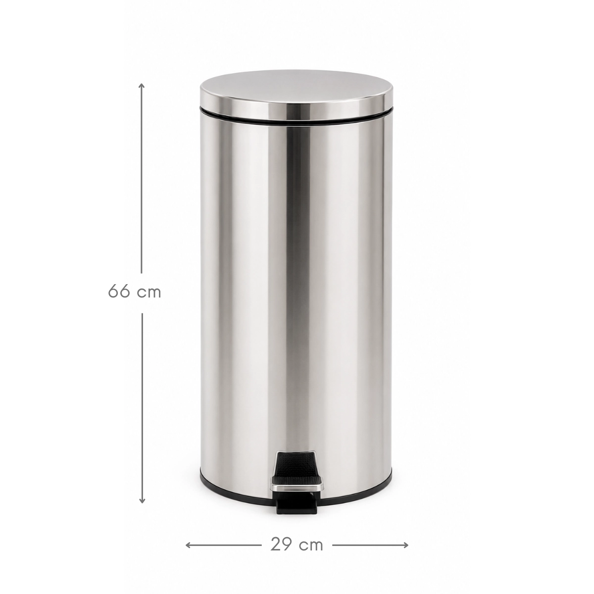 Lixeira Pedal 30L Inox Fechamento Slow Motion Kazalinda 7 Lixeira Pedal 30L Inox Fechamento Slow Motion Kazalinda