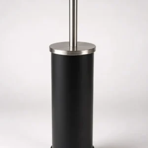 Escova Sanitaria com Suporte em Inox e Pintura Preta - Kazalinda - Banheiro Moderno e Higienico