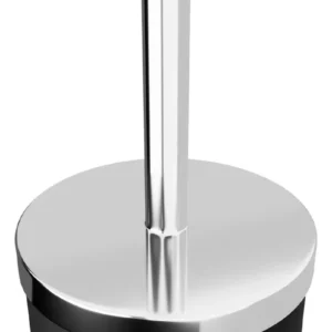 Escova Sanitaria com Suporte em Inox e Pintura Preta - Kazalinda - Banheiro Moderno e Higienico