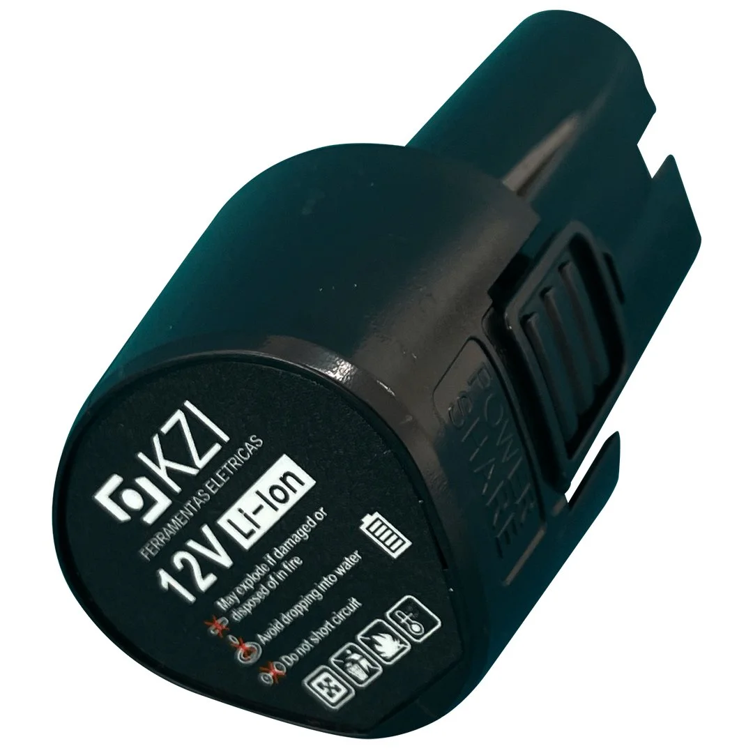 Parafusadeira 12V Sem Fio Profissional + 2 Baterias + Maleta Completa 45Nm 7 Parafusadeira e Furadeira 12V Bateria Extra 1300mAh 60Hz Kazalinda - Ferramenta Eletrica Profissional Compacta